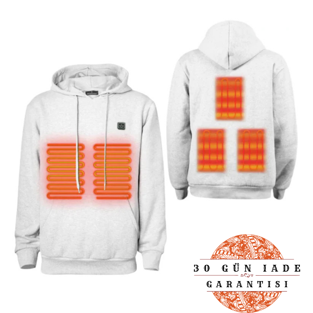 ZUDDORA® Isıtmalı Unisex Hoodie